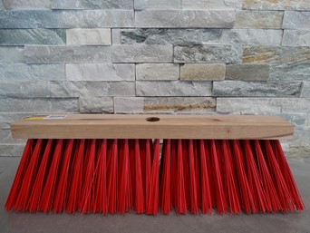 Straatbezem 41 cm, rood SOLIDE PPN